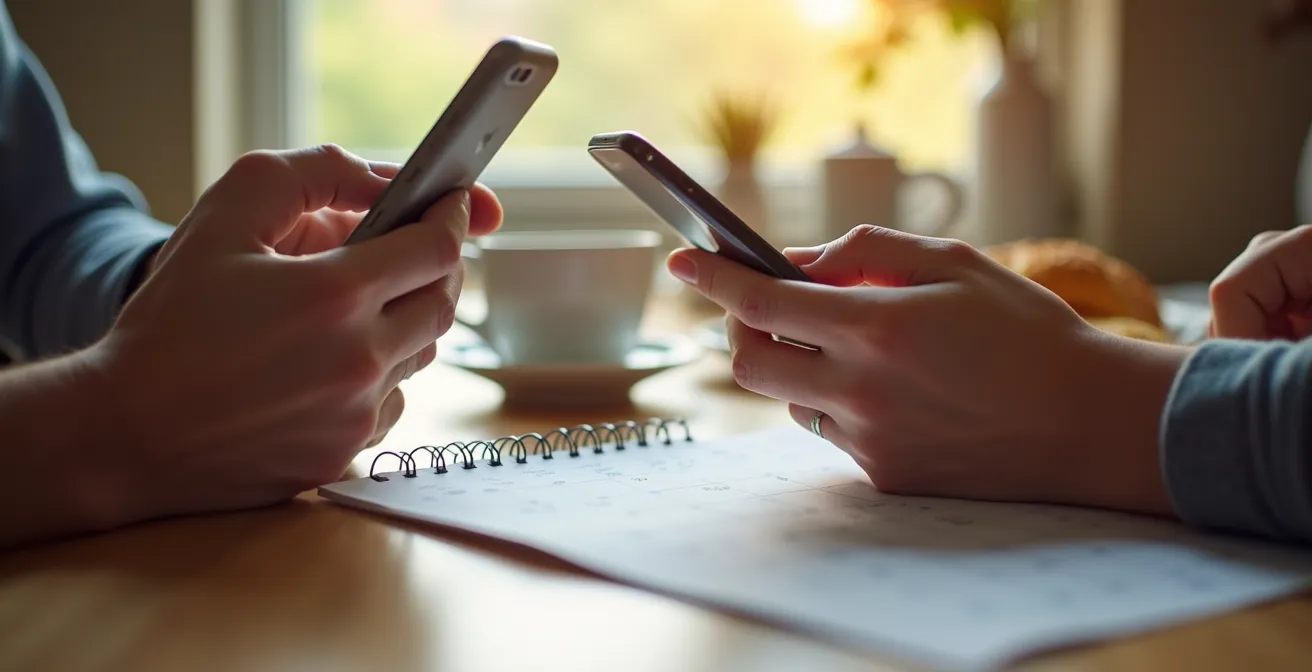 Sincronizzazione calendario familiare tra dispositivi diversi