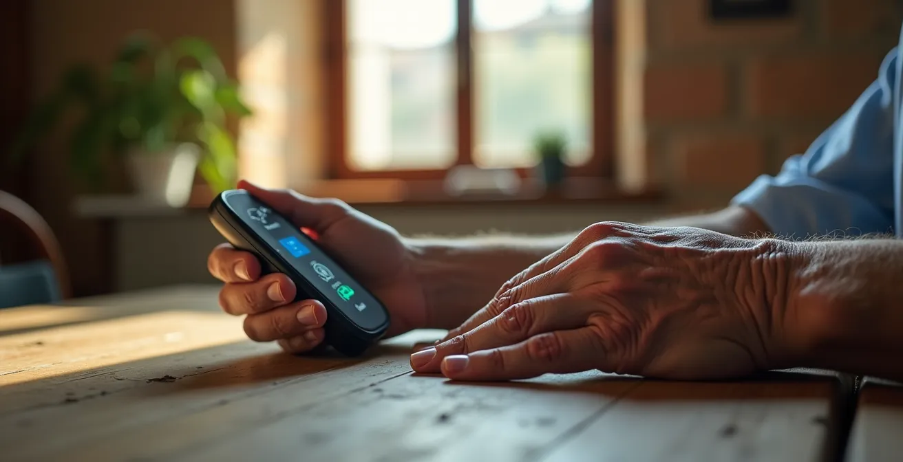 Centro medico rurale italiano con tecnologia di telemedicina integrata nell'architettura tradizionale